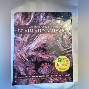 An Introduction to Brain and Behavior 6th Edition by Kolb, Whishaw & Teskey